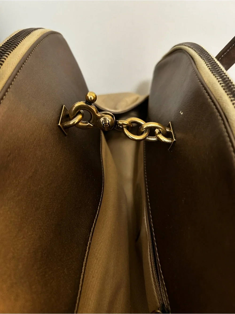 CHANEL Metallic Gold Bag - Picture 12 of 14
